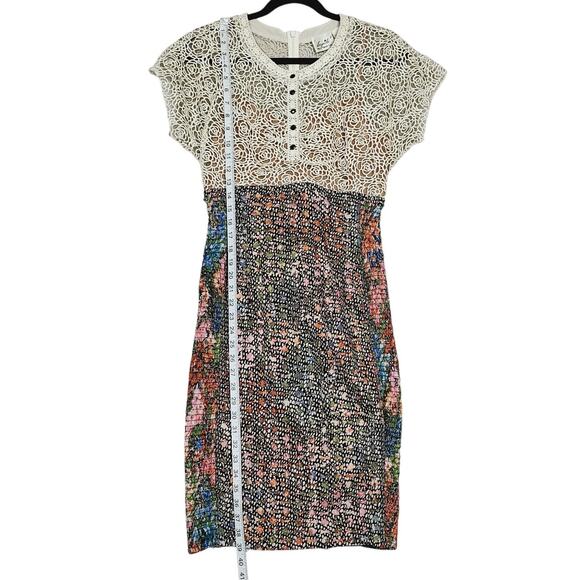 Byron Lars Beguile Lace Study Sheath Dress - Size 4 PRE-OWNED EUC - Picture 10 of 10